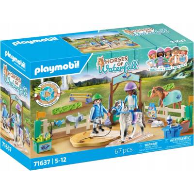 Playmobil 71637 Kone vodopádu Moderná jazdecká škola