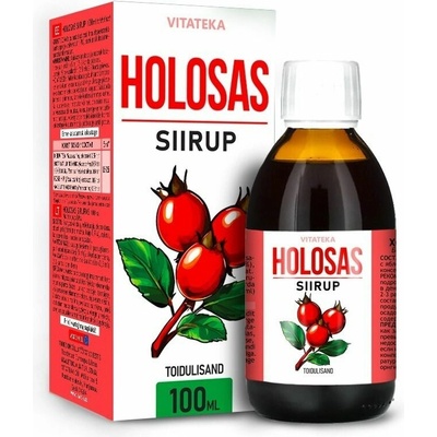 Vitateka Holosas šípkový sirup s kyselinou jablčnou 100 ml