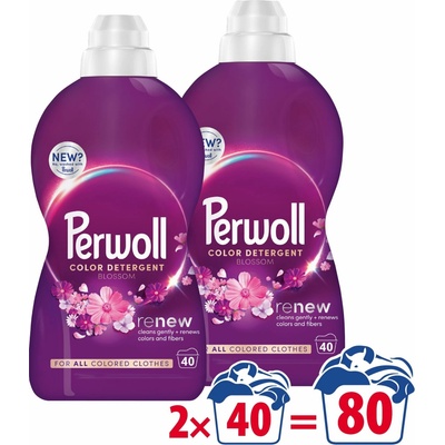 Perwoll Renew Blossom prací gel 2 × 2 l 80 PD