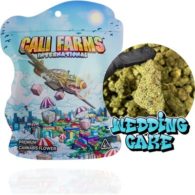 Califarms CBD květy Wedding Cake CBD 14,53% THC 0,07% 5 g
