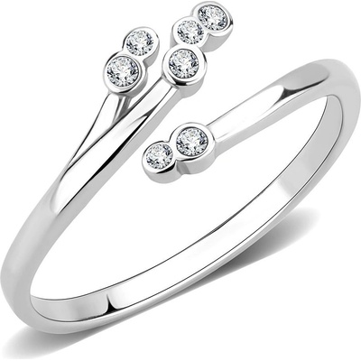 Mabell Dámský prsten z chirurgické oceli ZIONIA CZ221TK3570 5C45