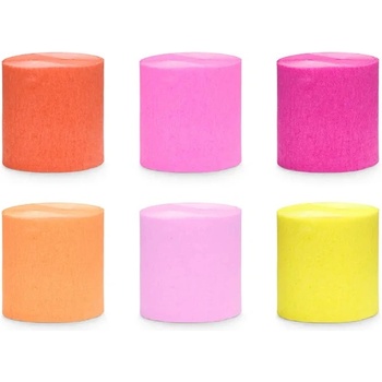 PartyDeco Креп хартия, летен микс цветове