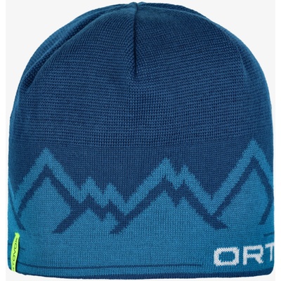 Ortovox čepice PEAK Beanie petrol Blue