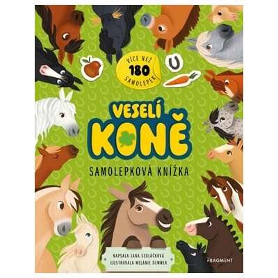 Samolepková knížka veselí koně