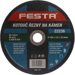 FESTA Диск за рязане на камък 180x2.5x22.2 мм 22236.01 (22236.01)