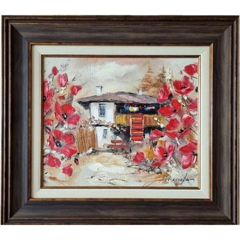 Ръчно рисувана маслена картина Жеравна (7010)