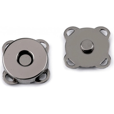 Pro Háčkování Magnetické zapínání 15 mm, černý nikl – Zboží Dáma