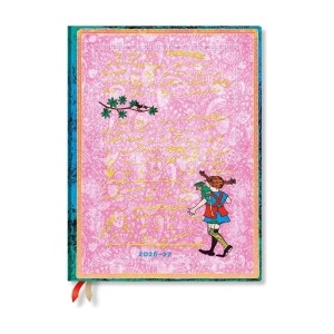 Paperblanks 2027 Astrid Lindgren, Pippi Longstocking Ultra Vertical Hardcover 18-Month Weekly Planner, 208pg, 80gsm by Paperblanks (Embellished Manuscripts Collec