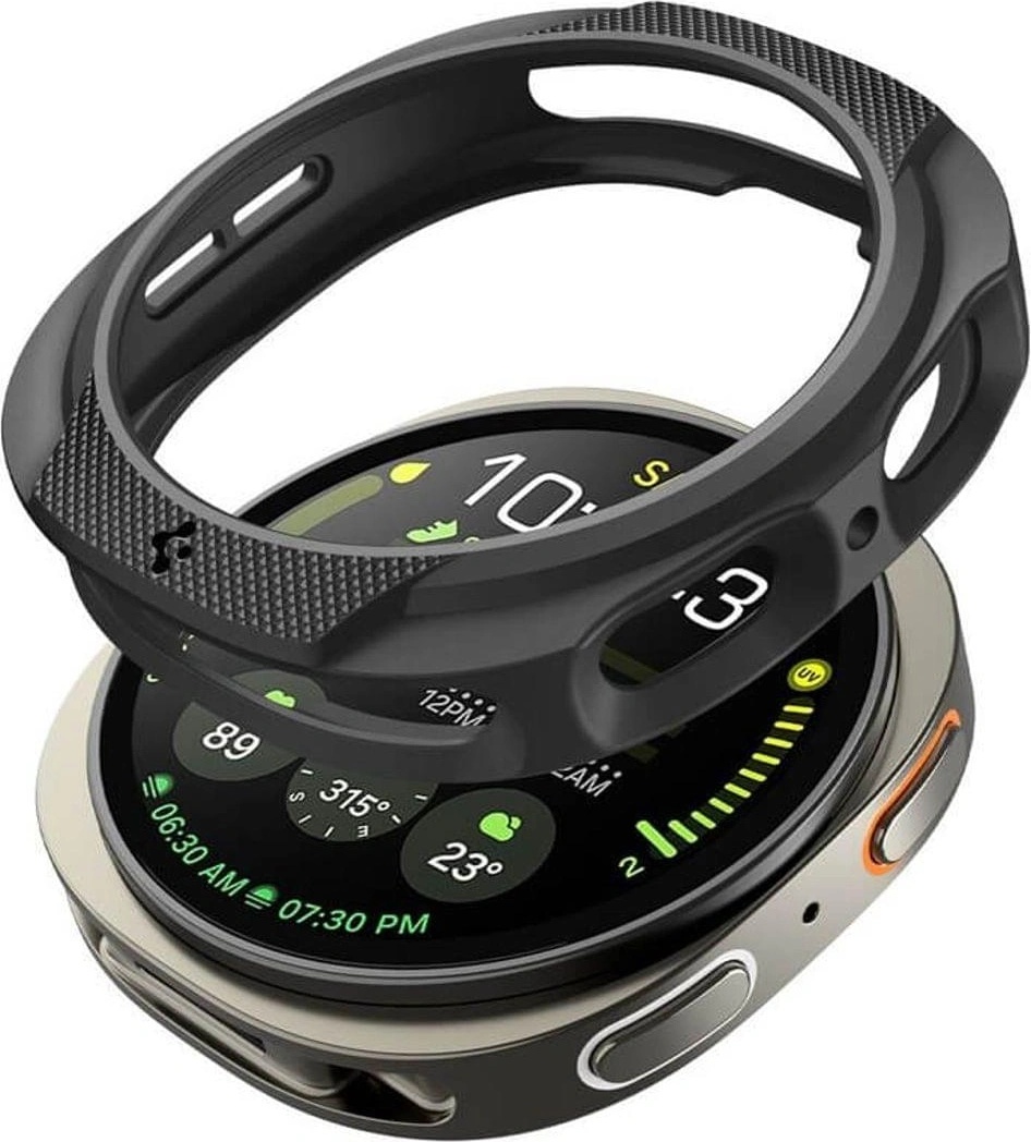 Spigen Калъф за Samsung Watch 8 40 mm, Spigen Liquid Air Case, Черен (ACS09840)
