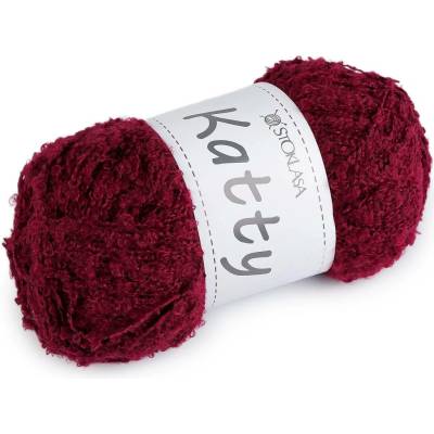 Pletací příze nopková Katty 100 g Varianta: 4 bordó sv., Balení: 1 ks