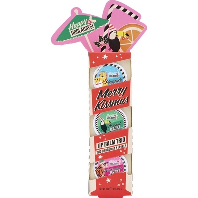 Dirty Works Комплект Merry Kissmas Lip Balms, 3 броя