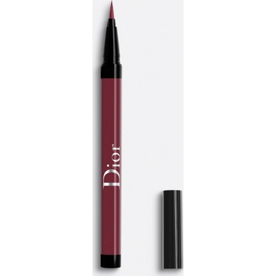 Dior Dior show On Stage Liner tekuté očné linky v pere vodeodolné 866 Satin Maroon 0,55 ml
