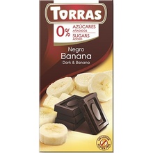 Torras Bezlepková hořká s banánem bez přidaného cukru 75 g
