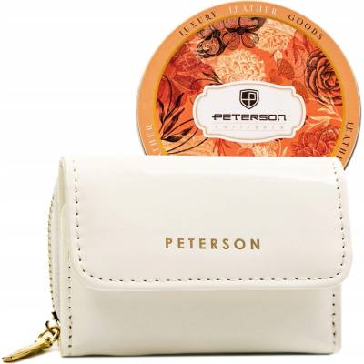 Peterson peňaženka z ekologickej kože biela dámska
