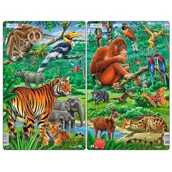 Image 1 of Larsen - Детски пъзел - Диви животни - 30 части (H21)