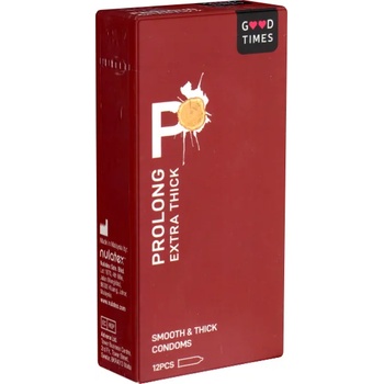 Image 1 of Good Times Prolong Extra Thick Condoms 12 pack