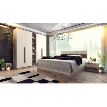 Спален комплект Zanardi C евоук фосил и шампанско