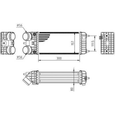 Chladič turba HART 612 540 (612540)