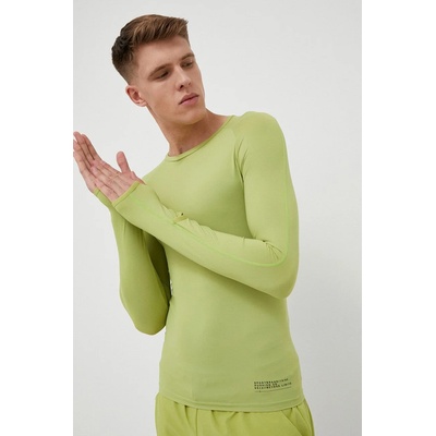 4F Блуза с дълги ръкави за бягане 4f в зелено с изчистен дизайн (4fss23tflom078)