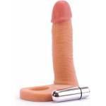 Lovetoy The Ultra Soft Double Vibrating Strap-On Anal Dildo Skin