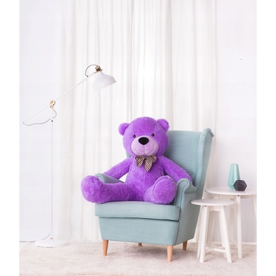 Velký Medveď XXL TimiToy fialový classic 140 cm