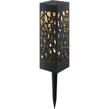 Aigostar - LED соларна лампа LED/0, 006W/1, 2V 28, 5см черна 2700K IP44 (AI0996)