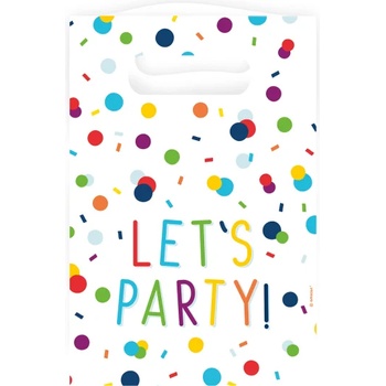 Amscan Подаръчна парти торбичка Let's Party - Конфети 8 бр