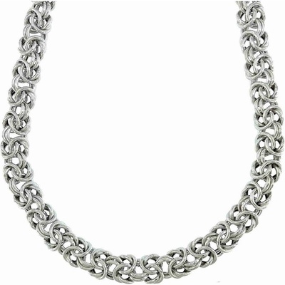 InfinitySilver Strieborný náhrdelník kráľovský širší 138013045