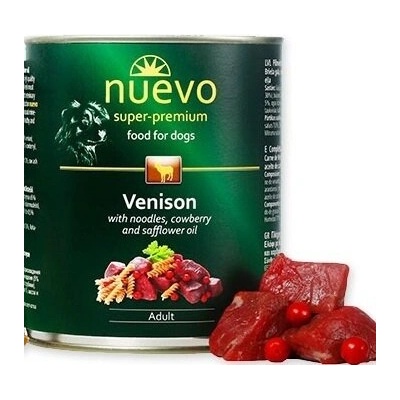 nuevo - консервирана храна за куче с еленско, 800гр