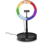 Hama LED Лампа със статив "SpotLight FoldUp RGB 102" LED-RGB, комплект за смартфон, сгъваема (04665)
