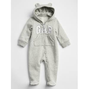 GAP Бебешко гащеризонче Brannan Bear с лого GAP GAP | Siv | Момичешки | 50-62