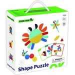 Tooky toys Пъзел с форми, 55 части (tf585)