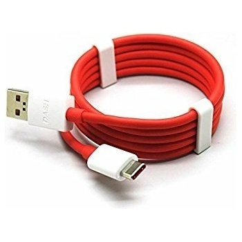 One Plus 3 3T Original Type C Dátový kábel White / Red (Bulk)