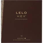 LELO Hex Respect XL - презервативи - голям размер - 36 броя - lovesexshop