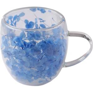 CupHup Стъклена термо чаша CupHup Passion Flower, Двойно дъно, Lunareth (02-02)