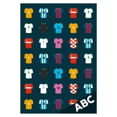 MFP Desky na abecedu Fotbal dresy