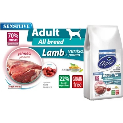 Agil Adult Sensitive Lamb & Venison Grain Free 10 kg