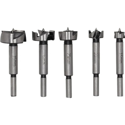 DEDRA-EXIM Sada vrtáků a fréz Forstner DEDRA 0781 na dřevo, 15, 20, 25, 30, 35 mm