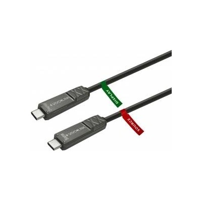 VivoLink PROUSBCMM10OP USB cable 10 m USB 3.2 Gen 2 (3.1 Gen 2) USB C Black