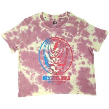 The Grateful Dead Concentric Skulls (Wash Collection) Pink S Дамски Риза (GRATECT30LDD01)