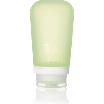 humangear GoToob+ Силиконова бутилка за пътуване/чаша 100 ml зелена (072810)