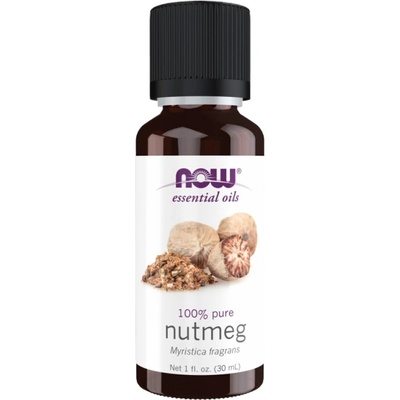 NOW Nutmeg Oil | 100% Pure Myristica Fragrans [30 мл]