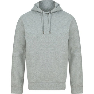 Henbury unisex mikina s kapucí H841 heather grey