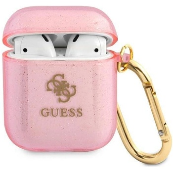 Guess Калъф Guess GUA2UCG4GP Glitter Collection за Apple AirPods, розов (GUE001372)
