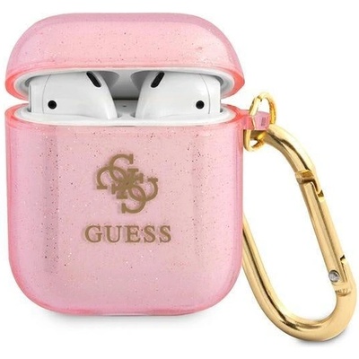 Guess Калъф Guess GUA2UCG4GP Glitter Collection за Apple AirPods, розов (GUE001372)