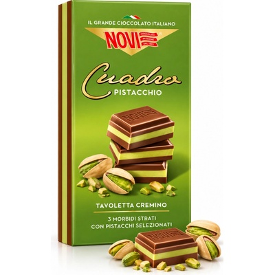 Novi Cuadro mléčná pistáciová 110 g