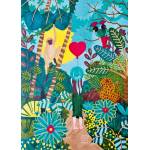 Pieces & Peace - Puzzle Jungle Heart - 1 000 piese