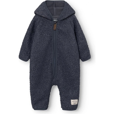 Mini A Ture Детски цял костюм Mini a ture Kid's Matadel Teddyfleece Jumpsuit Overall - Ombre Blue - размер 74 (EU) (704-5278-0212)
