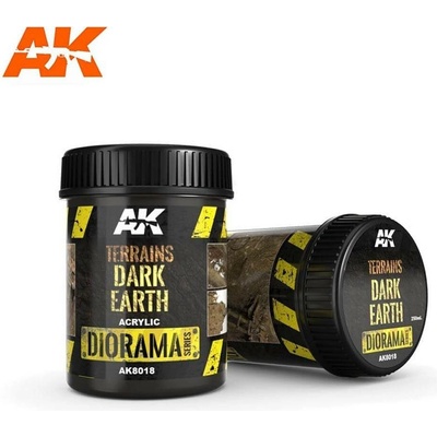 AK-Interactive AK Diorama AK8018 Terrains Dark Earth 250ml Acrylic – Zboží Živě