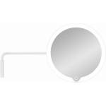 blomus Бяло увеличително огледало с led светлина за стенен монтаж blomus от серия modo